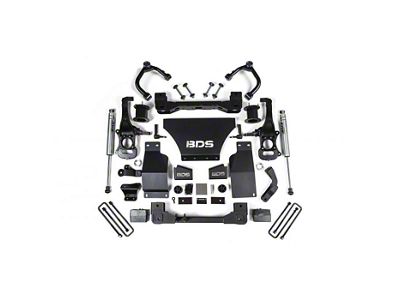 BDS 4-Inch Suspension Lift Kit with FOX 2.0 Performance Shocks (19-25 4WD Silverado 1500, Excluding Duramax, Trail Boss & ZR2)