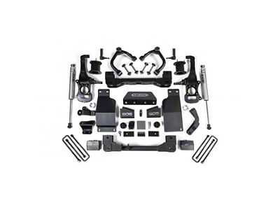 BDS 4-Inch Suspension Lift Kit with FOX 2.0 Performance Shocks (19-25 4WD 3.0L Duramax Silverado 1500, Excluding Trail Boss)