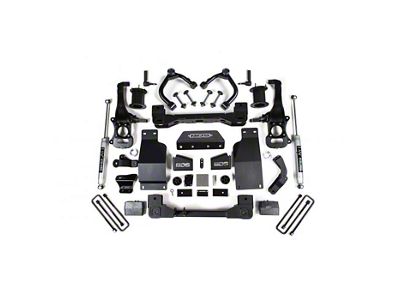 BDS 4-Inch Suspension Lift Kit with NX2 Nitro Shocks (19-25 4WD 3.0L Duramax Silverado 1500, Excluding Trail Boss)