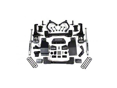 BDS 4-Inch Suspension Lift Kit with NX2 Shocks (19-24 4WD 3.0L Duramax Silverado 1500, Excluding Trail Boss)