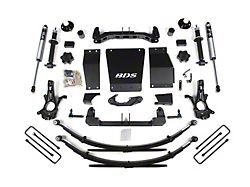 BDS 4-Inch Suspension Lift Kit with Rear Leaf Springs and FOX 2.0 Performance Shocks (14-18 4WD Silverado 1500 w/ Stock Cast Aluminum or Stamped Steel Control Arms)