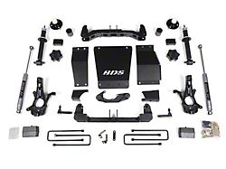 BDS 4-Inch Suspension Lift Kit with Rear Lift Blocks and NX2 Nitro Shocks (14-18 4WD Silverado 1500 w/ Stock Cast Aluminum or Stamped Steel Control Arms)