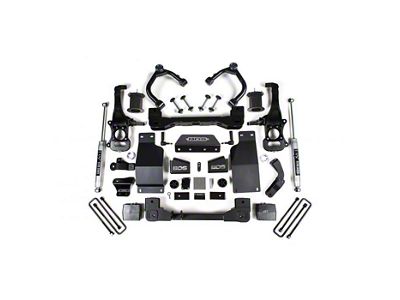 BDS 6-Inch Coil-Over Suspension Lift Kit with NX2 Shocks (19-24 4WD 2.7L, 3.0L Duramax Silverado 1500)