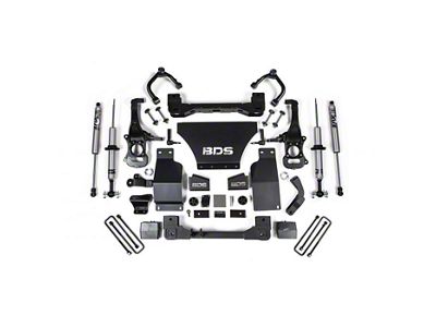 BDS 6-Inch Snap Ring Coil-Over Suspension Lift Kit with FOX 2.0 Shocks (19-24 4WD Silverado 1500, Excluding Duramax, Trail Boss & ZR2)