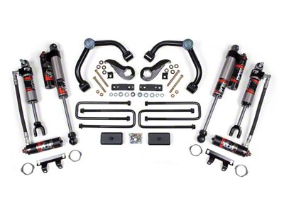 BDS 3-Inch Upper Control Arm Suspension Lift Kit with FOX 2.5 Performance Elite Shocks (20-25 4WD Silverado 2500 HD w/ Factory Overload Springs)