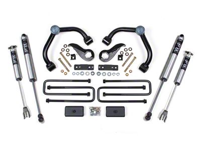 BDS 3-Inch Upper Control Arm Suspension Lift Kit with FOX 2.0 Performance Shocks (20-25 4WD Silverado 2500 HD w/ Factory Overload Springs)