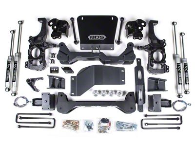 BDS 5-Inch High Clearance Suspension Lift Kit with NX2 Nitro Shocks (20-25 Silverado 3500 HD w/ Overload Springs)