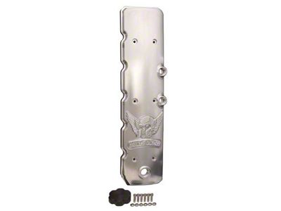 Beans Diesel Performance Billet ROUNDED Top Valve Cover with Dual CCV Outlets; Billet Aluminum (06-18 5.9L, 6.7L RAM 2500)