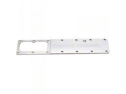 Beans Diesel Performance Grid Heater Delete Plate; Billet Aluminum (07-18 6.7L RAM 2500)