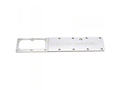 Beans Diesel Performance Grid Heater Delete Plate; Billet Aluminum (07-18 6.7L RAM 2500)