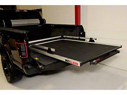 Bedslide 1500 Contractor Bed Cargo Slide; Silver (94-24 RAM 3500 w/ 8-Foot Box)