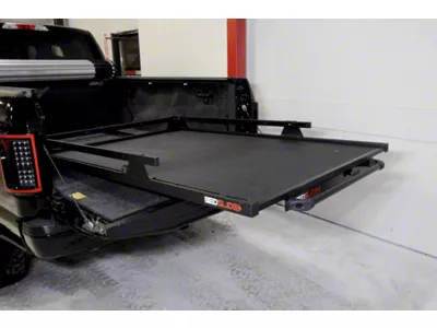 Bedslide 1000 Classic Bed Cargo Slide; Black (19-24 Sierra 1500 w/ 5.80-Foot Short Box)