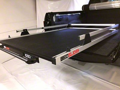 Bedslide 1000 Classic Bed Cargo Slide; Silver (99-18 Sierra 1500 w/ 6.50-Foot Standard Box)