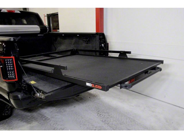 Bedslide 1000 Classic Bed Cargo Slide; Black (04-18 Silverado 1500 w/ 5.70-Foot Short Box)