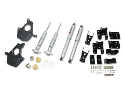 Belltech Lowering Kit; 2-Inch Front / 4-Inch Rear (07-13 Sierra 1500 w/ 5.80-Foot Short Box)