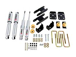 Belltech Lowering Kit with Street Performance Shocks; 0 to 3-Inch Front / 4-Inch Rear (18-21 Canyon w/ 5-Foot Short Box)