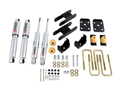Belltech Lowering Kit with Street Performance Shocks; 0 to 3-Inch Front / 4-Inch Rear (18-21 Canyon w/ 5-Foot Short Box)