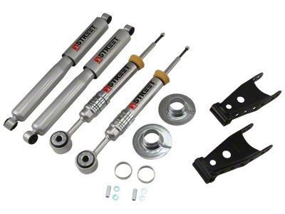 Belltech Stage 3 Lowering Kit with Street Performance Shocks; +1 to -3-Inch Front / 2-Inch Rear (09-13 2WD F-150 w/ Short Bed)
