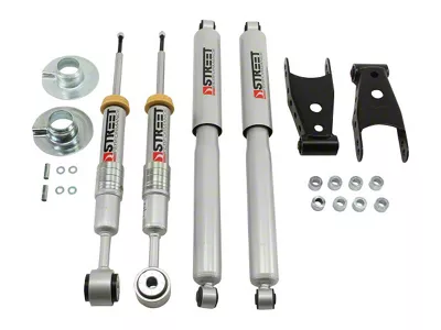 Belltech Stage 3 Lowering Kit with Street Performance Shocks; +2 to -2-Inch Front / 3-Inch Rear (09-13 4WD F-150, Excluding Raptor)