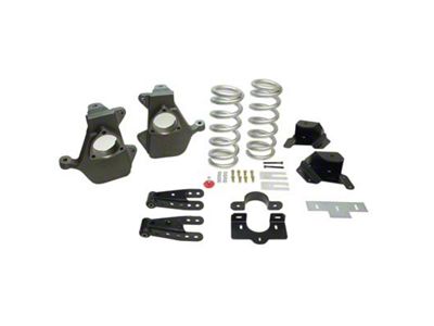 Belltech Lowering Kit; 4-Inch Front / 4-Inch Rear (91-96 2WD 5.2L Dakota Regular Cab)