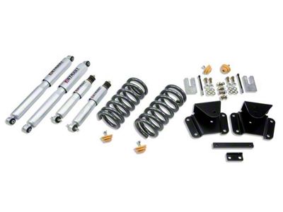 Belltech Lowering Kit with Street Performance Shocks; 1-Inch Front / 2-Inch Rear (97-03 2WD Dakota R/T)