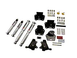 Belltech Lowering Kit with Street Performance Shocks; 2-Inch Front / 4-Inch Rear (91-96 2WD Dakota Regular Cab)