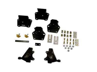 Belltech Lowering Kit without Shocks; 2-Inch Front / 4-Inch Rear (87-90 2WD Dakota Regular Cab)