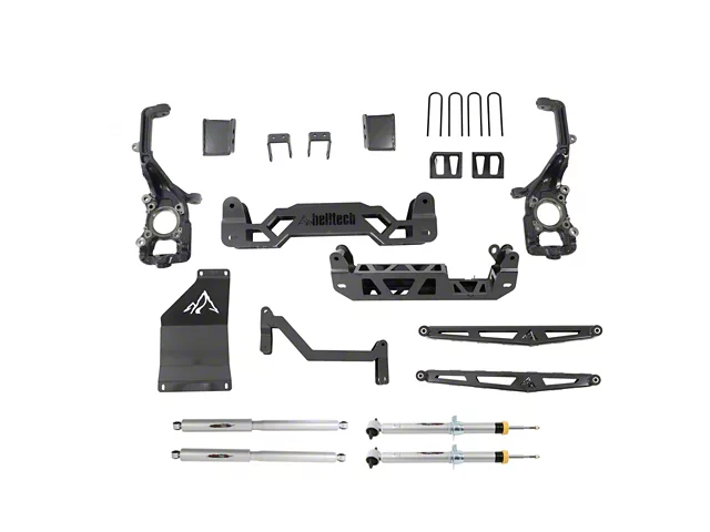 Belltech 5 to 7-Inch Suspension Lift Kit with Trail Performance Shocks and Struts (21-24 4WD F-150, Excluding Diesel, PowerBoost & Raptor)