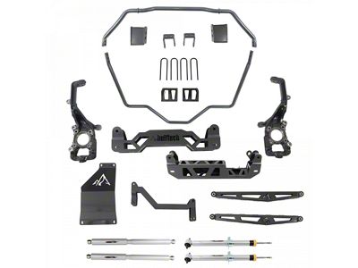 Belltech 5 to 7-Inch Suspension Lift Kit with Trail Performance Shocks and Struts (21-25 4WD F-150, Excluding PowerBoost, PowerStroke & Raptor)
