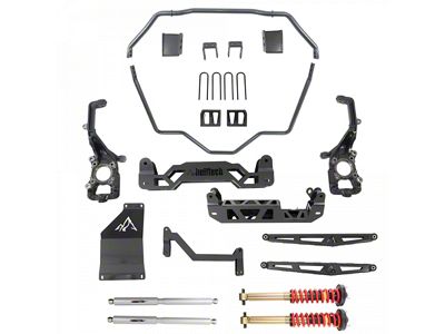 Belltech 6 to 7-Inch Suspension Lift Kit with Trail Performance Coil-Overs and Shocks (21-24 4WD F-150, Excluding Diesel, PowerBoost & Raptor)