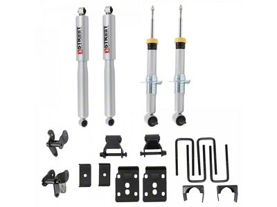 Belltech Lowering Kit with Street Performance Struts and Shocks; 1 to 3.50-Inch Front / 4.50-Inch Rear (21-25 2WD F-150)