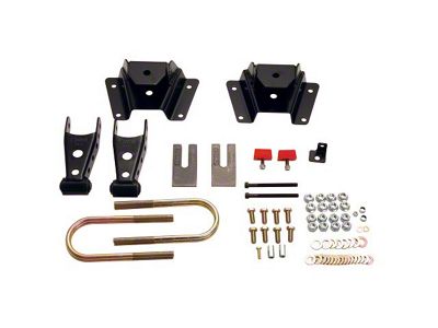 Belltech 4-Inch Drop Leaf Spring Shackle and Hanger Kit (97-03 F-150)