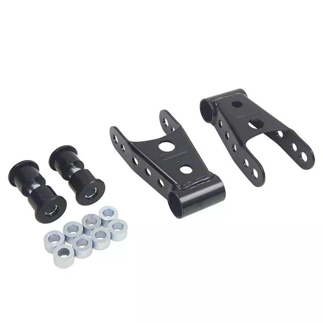 Belltech 1 to 2-Inch Drop Leaf Spring Shackles (15-20 4WD F-150 w/ Short Bed)
