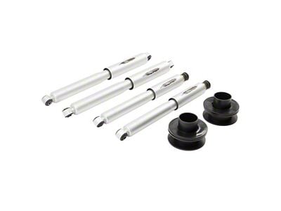 Belltech 2.50-Inch Front Coil Spacer Leveling Kit with Trail Performance Shocks (11-19 4WD F-350 Super Duty)