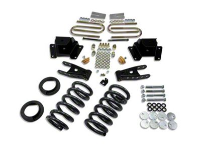 Belltech Stage 1 Lowering Kit; 1 or 2-Inch Front / 3-Inch Rear (00-03 F-150 Harley Davidson)