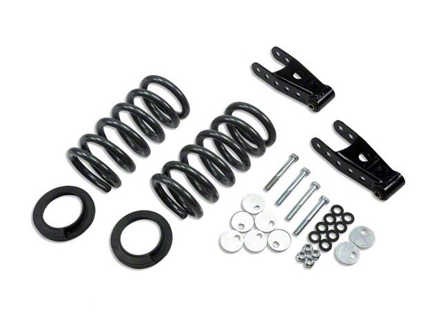 Belltech Stage 1 Lowering Kit; 0 or 1-Inch Front / 2-Inch Rear (99-03 F-150 Lightning)