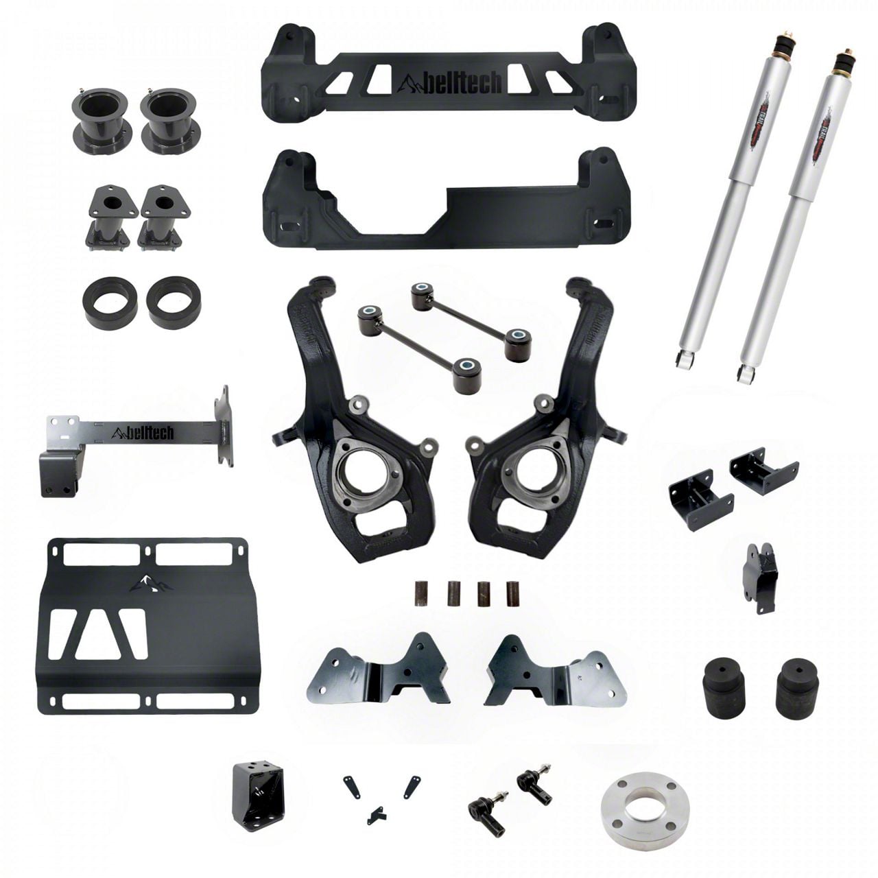 Belltech RAM 1500 6-Inch Suspension Lift Kit with Rear Trail ...