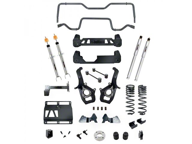 Belltech 6 to 8-Inch Suspension Lift Kit with Trail Performance Shocks and Struts (19-24 4WD RAM 1500 w/o Air Ride, Excluding EcoDiesel & TRX)