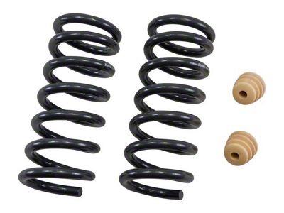 Belltech Coil Spring Lowering Kit; Front (09-18 2WD RAM 1500 Regular Cab, Excluding HFE, Tradesman HD & TRX)