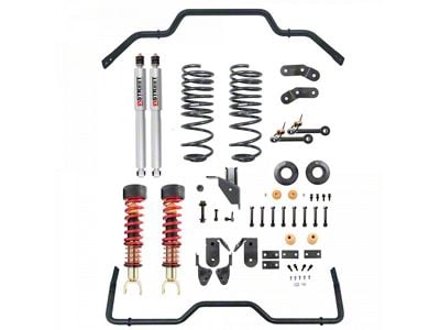 Belltech Lowering Kit with Coil-Overs, Street Performance Shocks and Anti-Sway Bars; 1 to 3-Inch Front / 4 to 5-Inch Rear (19-24 RAM 1500 w/o Air Ride, Excluding TRX)