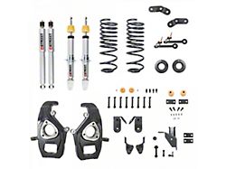 Belltech Lowering Kit with Street Performance Struts and Shocks for Factory 20-Inch Wheels; 2-Inch Front / 3 to 4-Inch Rear (19-24 RAM 1500 w/o Air Ride, Excluding TRX)
