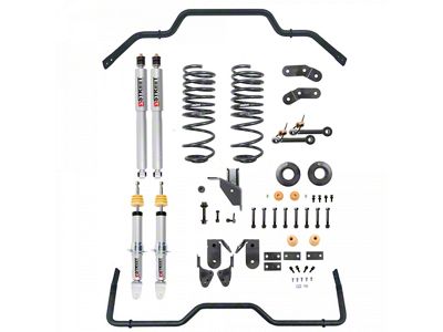 Belltech Lowering Kit with Street Performance Struts, Shocks and Anti-Sway Bars; 1 to 3-Inch Front / 4 to 5-Inch Rear (19-24 RAM 1500 w/o Air Ride, Excluding TRX)