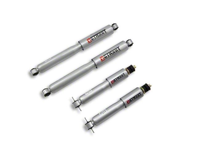 Belltech Street Performance Front and Rear Shocks for 1 to 3-Inch Front / 3 to 5-Inch Rear Drop (02-08 2WD RAM 1500, Excluding SRT-10)