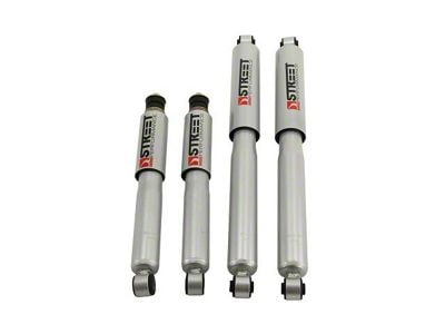 Belltech Trail Performance Front and Rear Shocks for 1 to 3-Inch Drop (02-05 4WD RAM 1500)