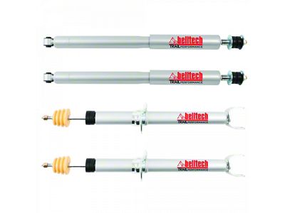 Belltech Trail Performance Front and Rear Shocks for 6 to 8-Inch Lift (19-25 RAM 1500 w/o eTorque, Excluding RHO & TRX)