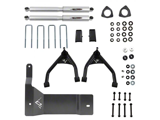 Belltech 4-Inch Suspension Lift Kit with Trail Performance Shocks (07-13 Sierra 1500 Extended Cab, Crew Cab)