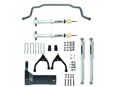 Belltech 4-Inch Suspension Lift Kit with Trail Performance Struts and Shocks (14-16 Sierra 1500 Double Cab, Crew Cab w/ Stock Cast Steel Control Arms, Excluding Denali)