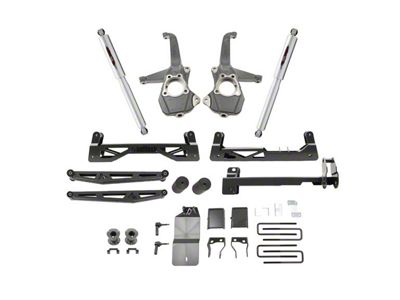 Belltech 6-Inch Suspension Lift Kit with Rear Trail Performance Shocks (19-25 4WD Sierra 1500, Excluding AT4 & Denali)