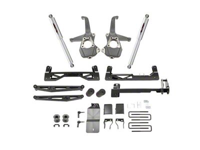 Belltech 6-Inch Suspension Lift Kit with Rear Trail Performance Shocks (19-24 4WD Sierra 1500, Excluding AT4 & Denali)