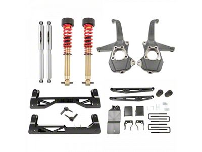 Belltech 6 to 8-Inch Suspension Lift Kit with Trail Performance Coil-Overs and Shocks (19-24 Sierra 1500 Double Cab, Crew Cab, Excluding AT4 & Denali)